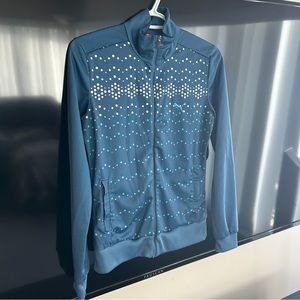 Puma Athletic Golf Zip Up Jacket Small